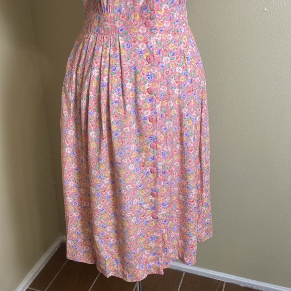 Vintage Halmode Petites Floral Dress - Picture 7 of 10